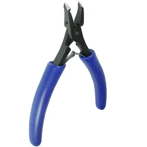 Swanstrom S225 Medical-Grade Long 45° Head Shear Flush End Cutter with Short Traditional Handles, 4.99" OAL