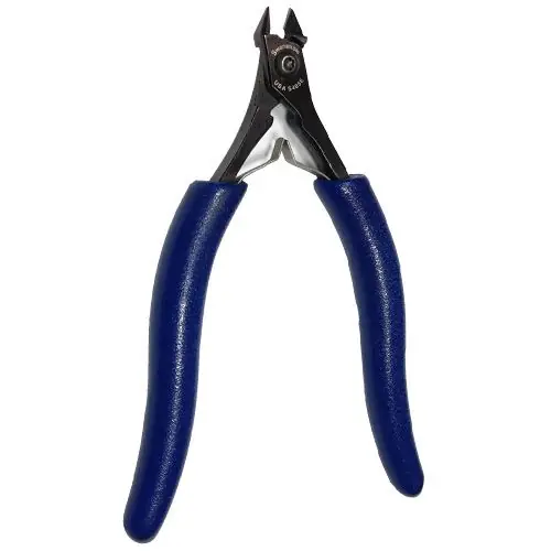 Swanstrom S405E Medical-Grade Short Tapered Head Diagonal Super Flush Cutter with Ergonomic Handles, 5.46" OAL