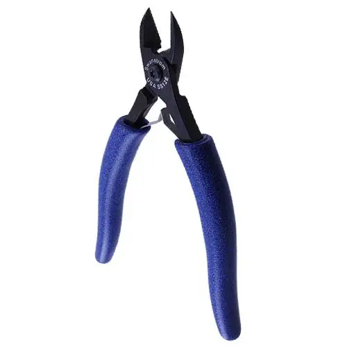 Swanstrom S410E Medical-Grade Oval Head Diagonal Semi-Flush 0.007" Beveled Cutter with Ergonomic Handles, 5.65" OAL