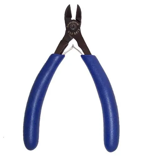 Swanstrom S412 Oval Head Diagonal Super Flush Cutter with Short Traditional Handles, 4.80" OAL