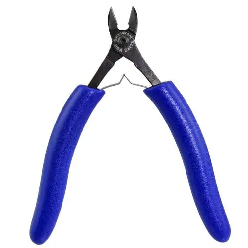 Swanstrom S412E Medical-Grade Oval Head Diagonal Super Flush Cutter with Ergonomic Handles, 5.65" OAL