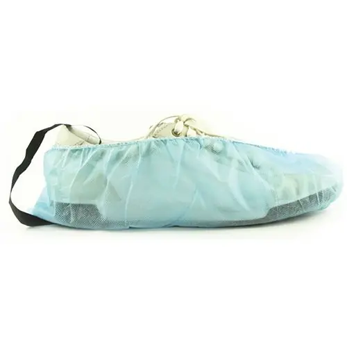 CleanPro® 7FWT-100ESD Polypropylene Shoe Cover Dispenser Refill with Tread & ESD Ribbon, Blue