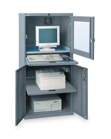 Lista CWS1350 Computer Cabinet Workstation, 29.5" x 28.25" x 57"