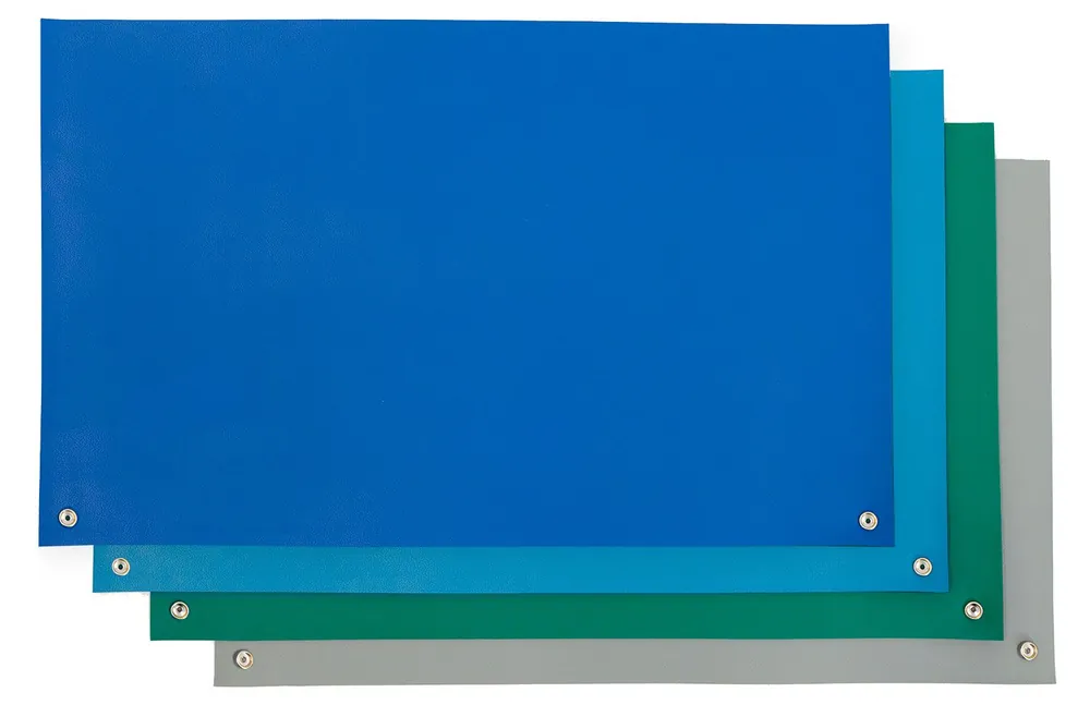 StaticTech Dual-Layer Rubber Anti-Static Workstation Mat, Custom Cut (Per Linear Foot)
