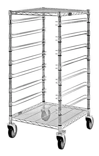 Quantum Bin Cart with 7 Rails, 24" x 21" x 45"