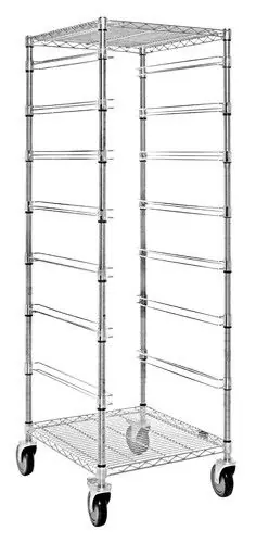Quantum Bin Cart with 7 Rails, 24" x 21" x 69"