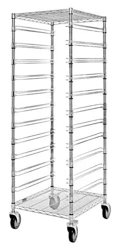 Quantum Bin Cart with 11 Rails, 24" x 21" x 69"