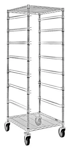 Quantum Bin Cart with 7 Rails, 24" x 21" x 69"