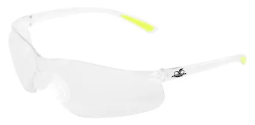 Bullhead Safety® BH2121AF Bass Safety Glasses with Frosted Clear Frame & Anti-Fog Clear Lens