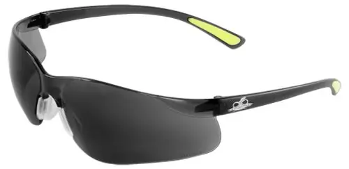 Bullhead Safety® BH2143AF Bass Safety Glasses with Frosted Clear Frame & Anti-Fog Smoke Lens