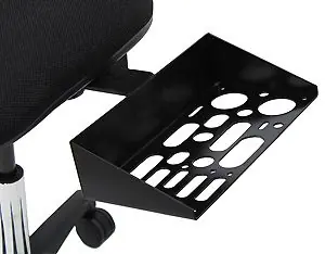 Lissner Chair Mounted Tool Holder, Black, 12" x 6" x 3"