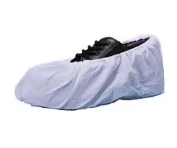 Non-Skid Polypropylene Shoe Covers, Blue, Large (Case of 300)