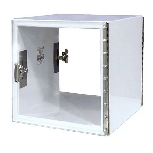 CleanPro® Powder-Coated Steel Pass-Through Chamber, White