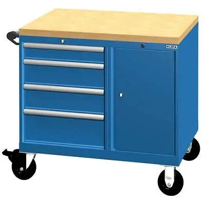 Lista XSMMPNW0600 NW Width Mobile Workcenter, 28.5" x 39" x 37.25"