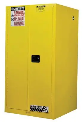 Justrite 896000 Sure-Grip® EX Flammable Safety Cabinet with 2 Doors, 34" x 34" x 65"