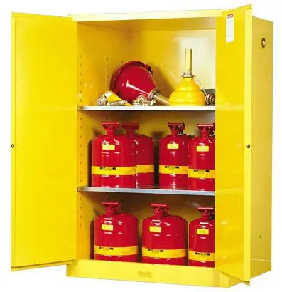 Justrite 899000 Sure-Grip® EX Flammable Safety Cabinet with 2 Doors, 34" x 43" x 65"