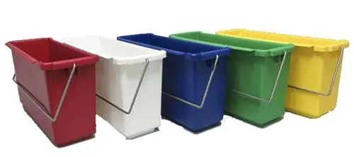 Perfex 22-15 TruCLEAN Polypropylene Mop Bucket, 15 Liter Capacity
