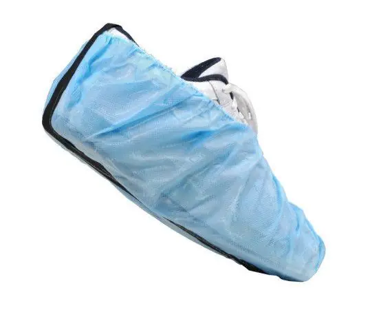 Epic 53522FS3 Laminated Polypropylene Shoe Covers With Conductive Strip, Blue