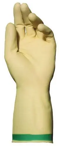 MAPA 726 RollPruf 8 Mil Tri-Polymer Non-Pigmented Cleanroom Gloves, 12"