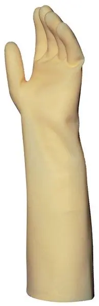 MAPA 521 Trionic 20 Mil Tri-Polymer Non-Pigmented Chemical Resistant Cleanroom Gloves