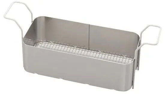 Elma 102 6584 Stainless Steel Basket for Elmasonic Ultrasonic Cleaners, 10" x 15.7" x 8.7"