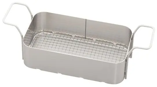 Elma 102 7339 Stainless Steel Basket for Elmasonic Ultrasonic Cleaners, 9.1" x 10" x 6.7"