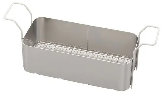 Elma 107 6253 Stainless Steel Basket for Elmasonic Ultrasonic Cleaners, 9.1" x 10" x 14.6"