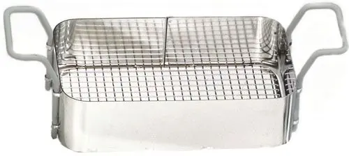 Elma 108 2417 Stainless Steel Basket for Elmasonic Ultrasonic Cleaners, 4.1" x 8.5" x 1.8"