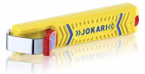 Jokari 10270 Secura No. 27 Dual-Compound Cable Knife for 8 to 28mm Round Cable