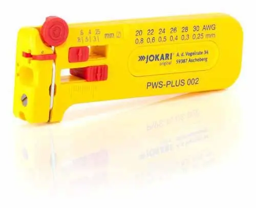 Jokari 40025 PWS-Plus 002 Adjustable Wire Stripper for 20 to 30 AWG Wire