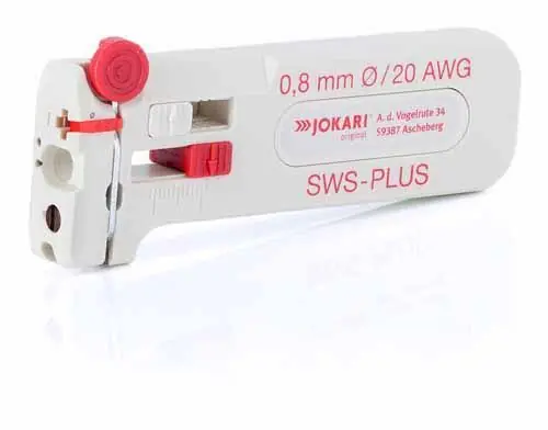Jokari 40105 SWS-Plus 080 Mini-Precision Wire Stripper for 20 AWG Wire