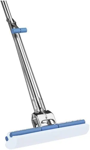 Vileda 126104 Roll-O-Matic® Original Stainless Steel Mop Frame, 14" x 72"