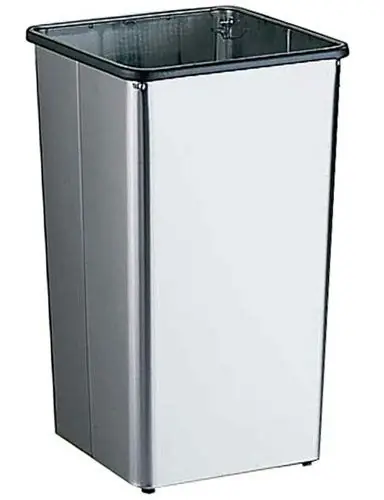 CleanPro® B-2260 Stainless Steel Waste Receptacle, 13 Gallon