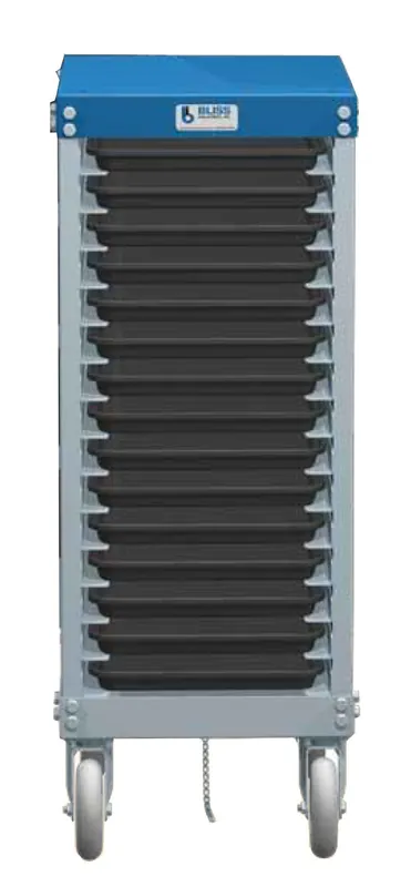 BUILT RIGHT CAT2037 Adjustable Tray Cart, 20" x 26" x 37"