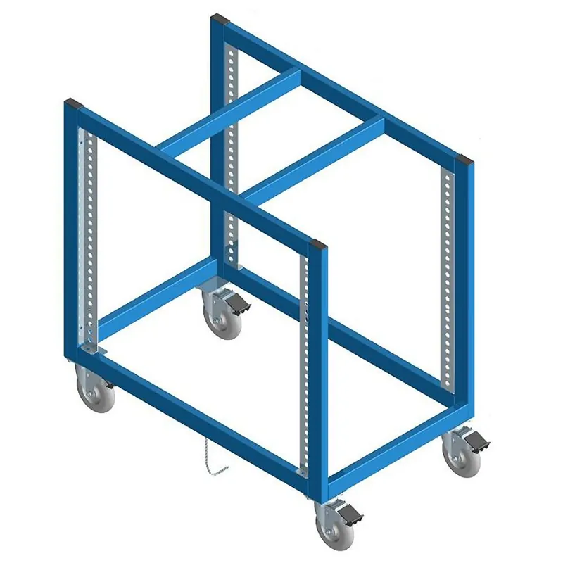 BUILT RIGHT CWOS2238-S Staging Station-Style Bolted Stencil Cart, 22" x 37" x 38"