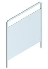 BUILT RIGHT SRC4 Rounded Shelf Divider for Reel Shelves, 4" (Pack of 10)