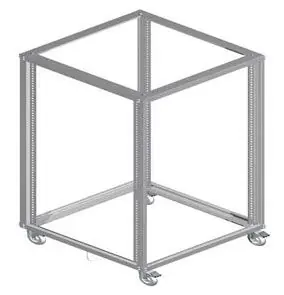 BUILT RIGHT COSBS3688 Open-Style Bolted SMT Cart, 36" x 37" x 88"
