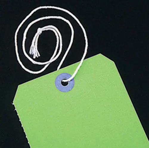 Accuform MAPT07 White String Ties, 12"