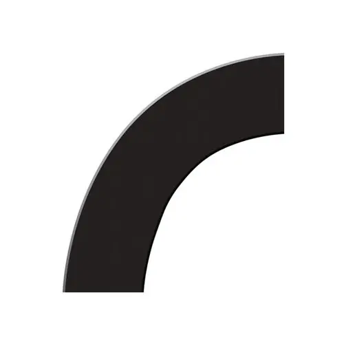 Accuform PTP211BK Tough-Mark™ Heavy Duty Floor Marking Shapes, 45° Corner, Black