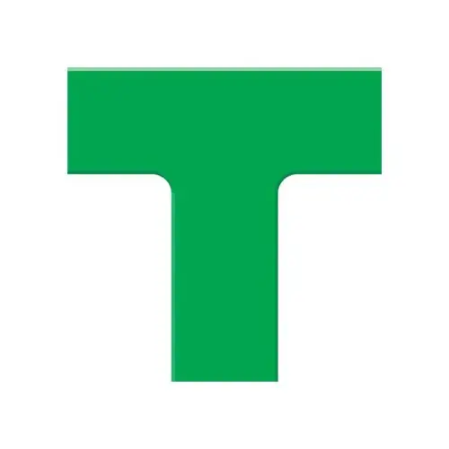 Tough-Mark™ Heavy-Duty Floor Marking "T" Corner, 6" x 6"