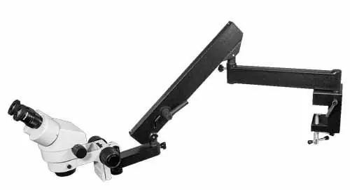 View Solutions SZ02010621 Stereo Zoom Binocular Microscope with Articulating Arm