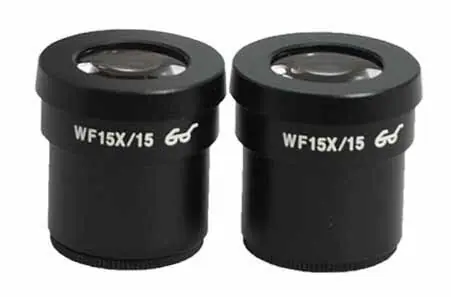 View Solutions SZ05033411 High Eyepoint Eyepieces for 7-45x Stereo Zoom Microscopes, 15x