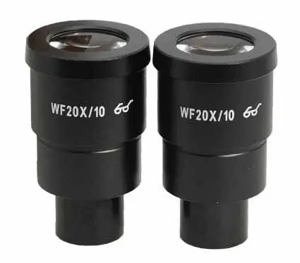 View Solutions SZ05033611 High Eyepoint Eyepieces for 7-45x Stereo Zoom Microscopes, 20x