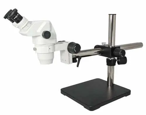 View Solutions SZ02020421 Stereo Zoom Binocular Microscope with Boom Stand