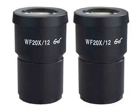 View Solutions SZ05013611 High Eyepoint Eyepieces for 6.7-45x Stereo Zoom Microscopes, 20x