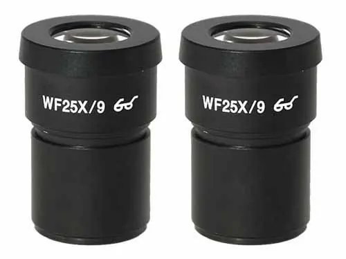 View Solutions SZ05013711 High Eyepoint Eyepieces for 6.7-45x Stereo Zoom Microscopes, 25x