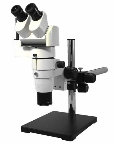 View Solutions PZ02040432 Parallel Stereo Zoom Trinocular Microscope with Boom Stand