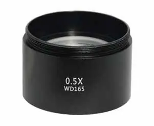 View Solutions SZ05034211 Auxiliary Objective Lens for 7-45x Stereo Zoom Microscopes, 0.5x