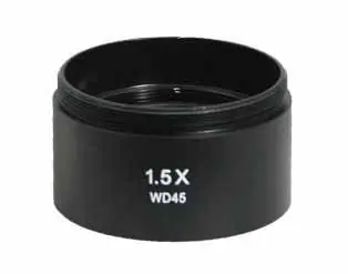 View Solutions SZ05034511 Auxiliary Objective Lens for 7-45x Stereo Zoom Microscopes, 1.5x