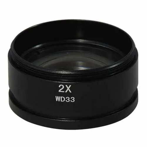 View Solutions SZ05034611 Auxiliary Objective Lens for 7-45x Stereo Zoom Microscopes, 2x